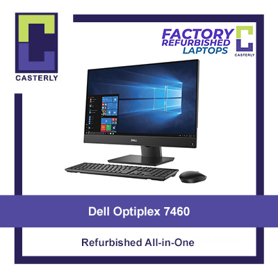 [Refurbished] Dell Optiplex 7460 All-in-One PC | i5-8th Gen | 8GB Ram | 256GB SSD + Free Gift