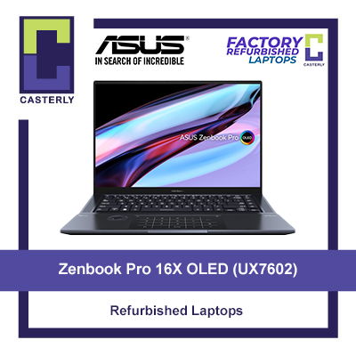 [Refurbished] ASUS Zenbook Pro 16X OLED UX7602BZ-MY007W / i9-13905H / 32GB Ram / 2TB SSD / RTX4080 / Touch