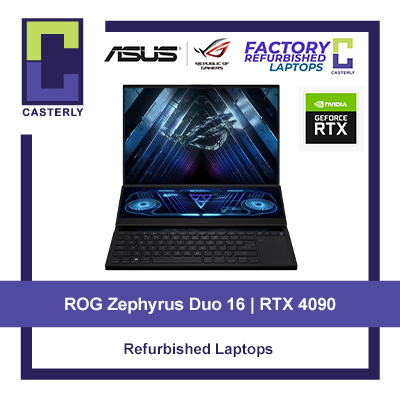 [Refurbished] ASUS ROG Zephyrus Duo 16 GX650PY-NM028W / Dual Screen / AMD Ryzen 9 7945HX / RTX 4090 / ASUS Official Warranty