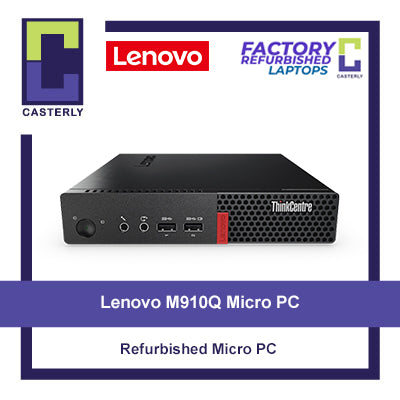 [Refurbished] Lenovo M910Q M900Q M73 Micro / Tiny PC / i5-6500T / 8GB Ram / 500GB HDD / Windows 10 Pro