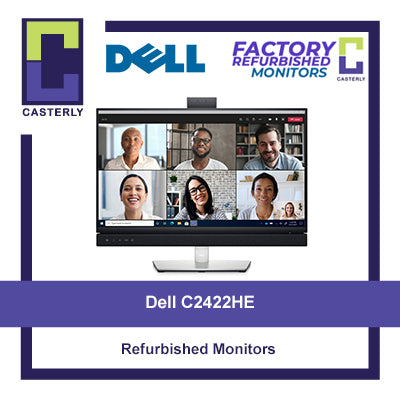 [Refurbished] Dell C2422HE - 24-inch Video Conferencing Monitor
