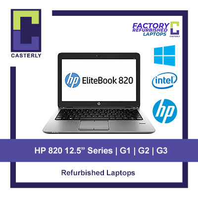 [HP EliteBook 820 Refurbished Series] 12.5-inch | G1 | G2 | G3 | G4  | Windows 10 Pro