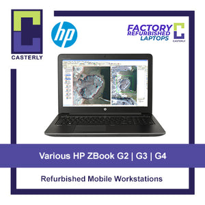 [Grade-A Refurbished] Various Mobile Workstations | HP ZBook 15 G3, G6 | ZBook Studio G5 | Nvidia Quadro